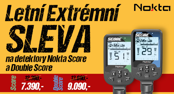 New Nokta Score 3 detector and extreme summer discount on Score and Score 2 detectors